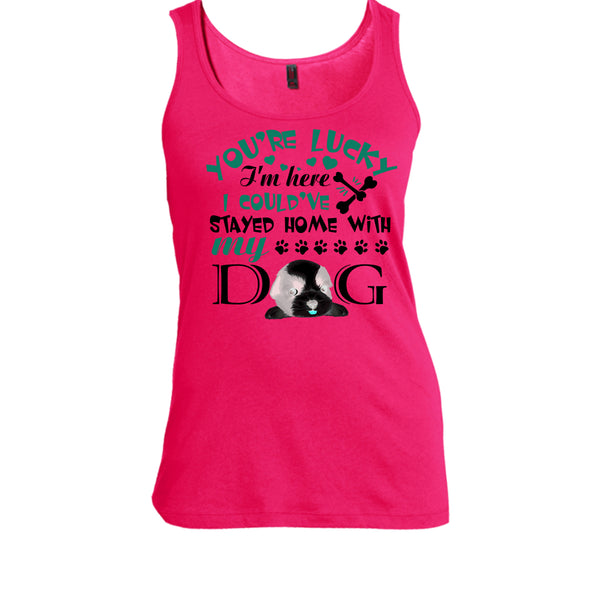 You're Lucky T Shirt, I'm A Dog Lover T Shirt, Awesome t-shirts
