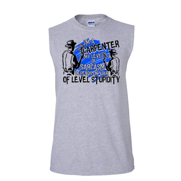 I'm A Carpenter T Shirt, Coolest Carpenter T Shirt, Awesome t-shirts (Men's Cotton Sleeveless)
