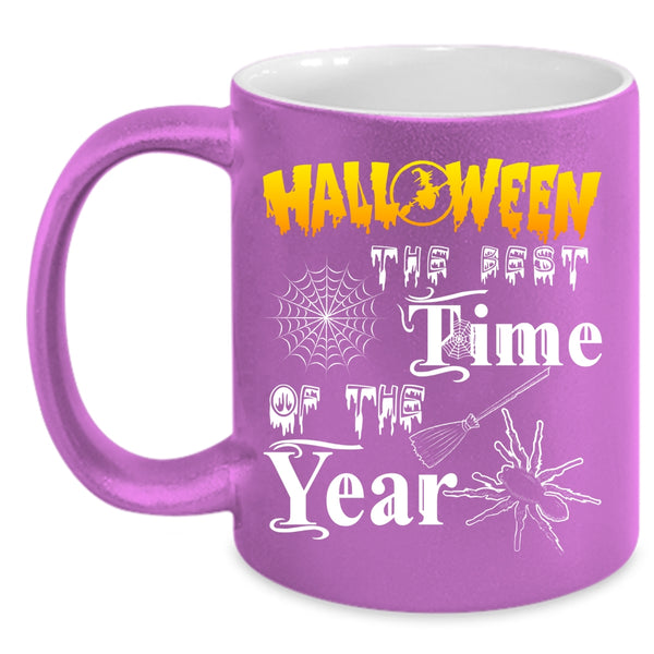 Halloween The Best Time Of The Year Coffee Mug, Scary Coffee Cup