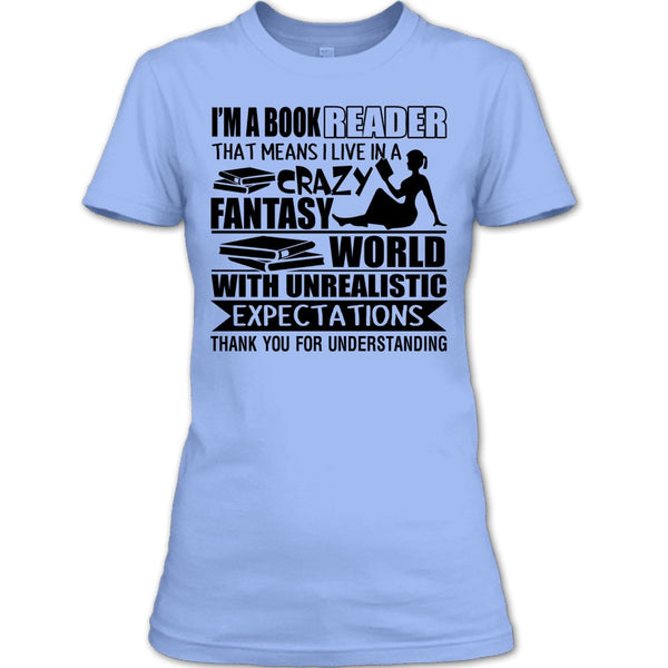 I'm A Book Reader T Shirt, Coolest Book Reader T Shirt