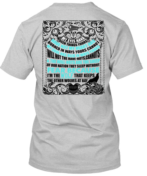 I'm The Wolf T Shirt, I Love Police T Shirt