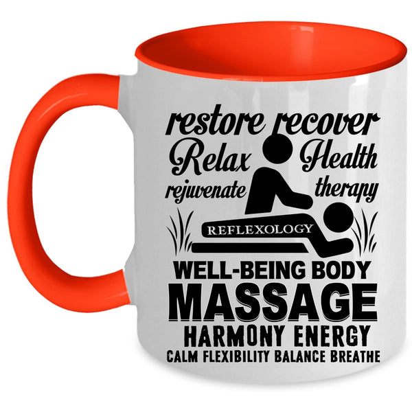 Cool Job Title Coffee Mug, Funny Massage Theralist Accent Mug