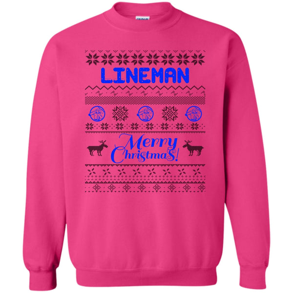 Gift For Merry Christmas T Shirt, Lineman Merry Christmas Sweatshirt