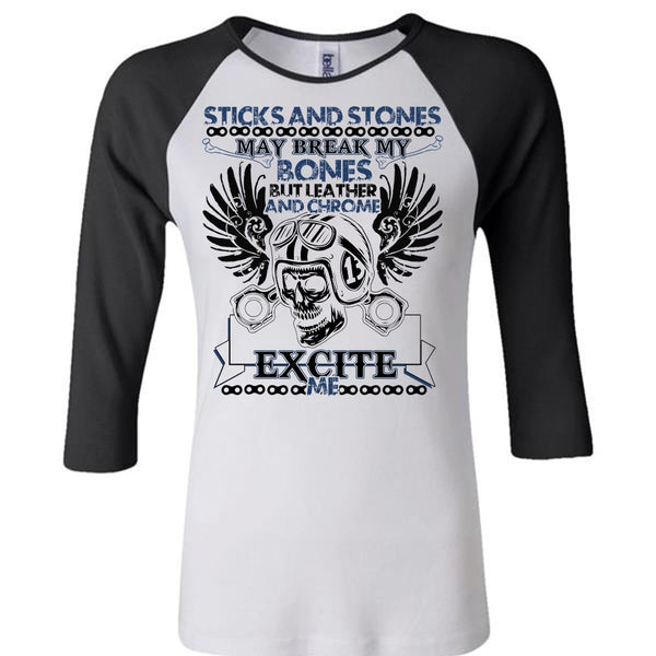 Sticks And Stones T Shirt, I Love Biker T Shirt, Awesome T-Shirts
