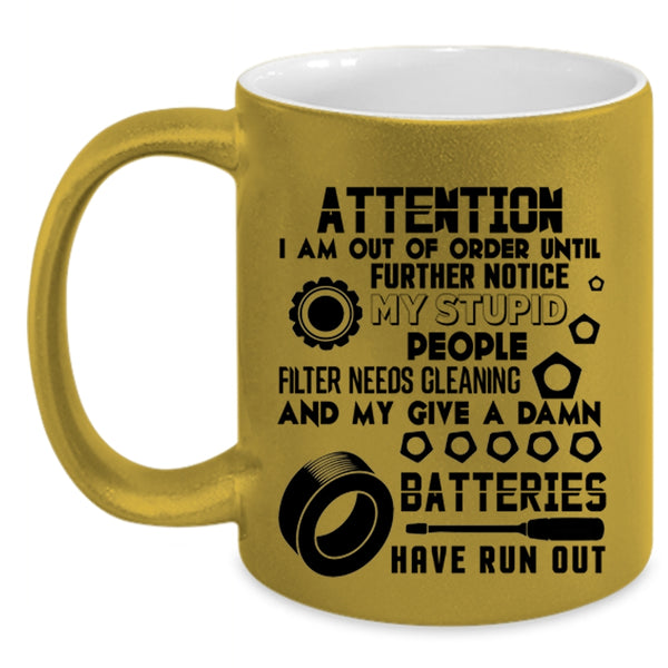 Cute Gift For Mechanics Coffee Mug, Funny Mechanics Accent Mug