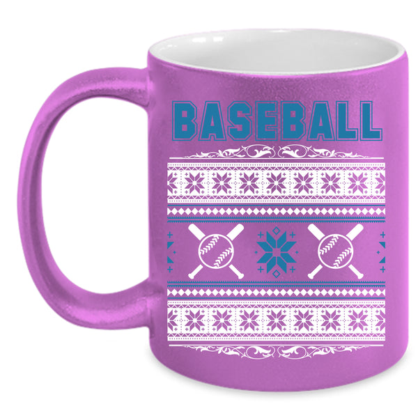 Baseball Coffee Mug, Christmas Humor  Coffee Cup