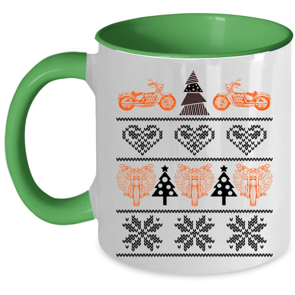 Christmas Family Vacation  Coffee Mug, Awesome Biker Accent Mug