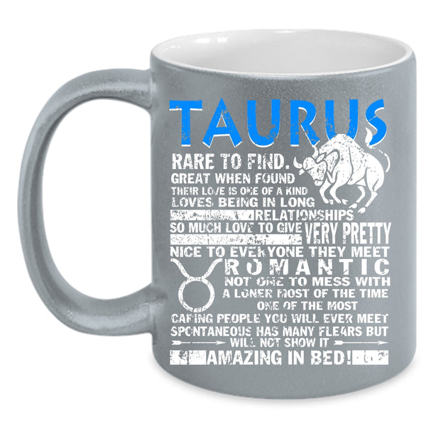 Taurus Rare To Find Coffee Mug, Birthday Gift Coffee Cup