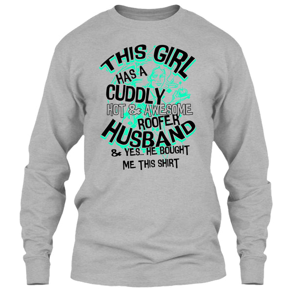 Awesome Roofer Husband T Shirt, Coolest Roofer T Shirt