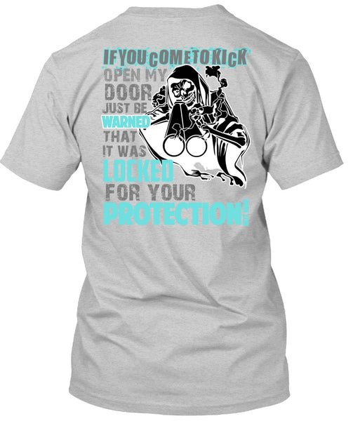 Locked For Your Protection T Shirt, I Love Veteran T Shirt