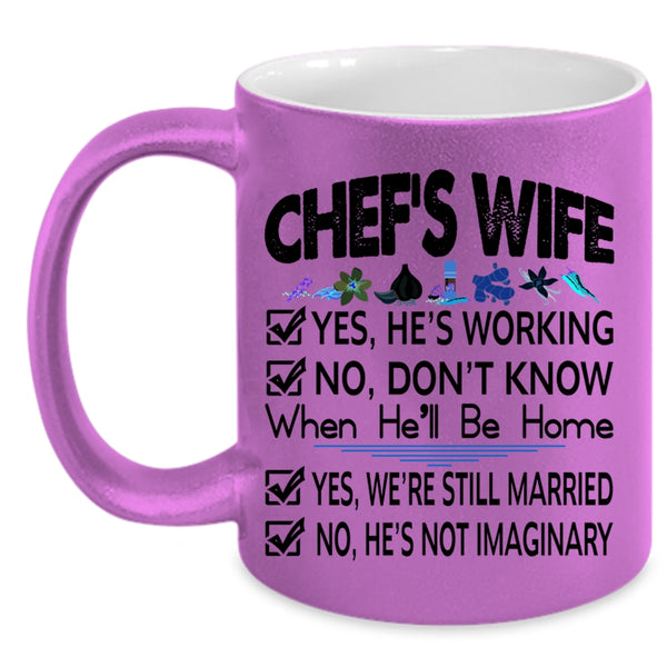 Lovely Gift For Chef's Wife Coffee Mug, Chef's Wife Accent Mug