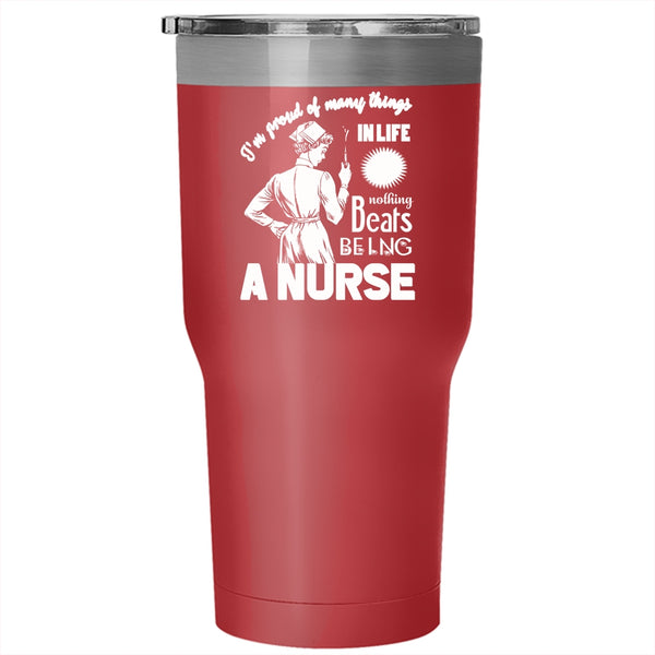 Being A Nurse Tumbler 30 oz Stainless Steel, Cute Gift For Nurses Travel Mug