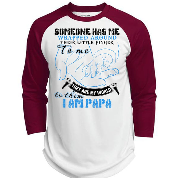 I Am Papa T Shirt, I Love Papa T Shirt, Awesome T-Shirts  (Polyester Game Baseball Jersey)