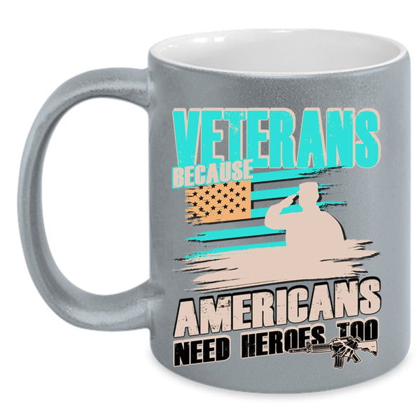 Cool Gift For Americans Coffee Mug, Veterans Accent Mug