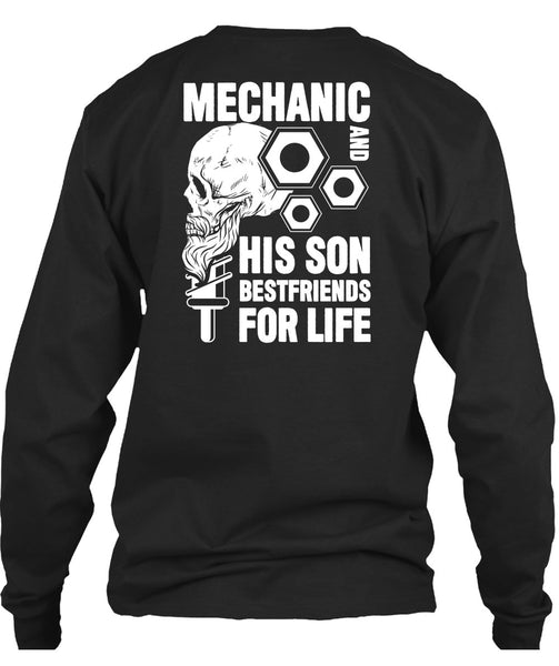 Mechanic And His Son Best Friend T Shirt, Being A Mechanic T Shirt