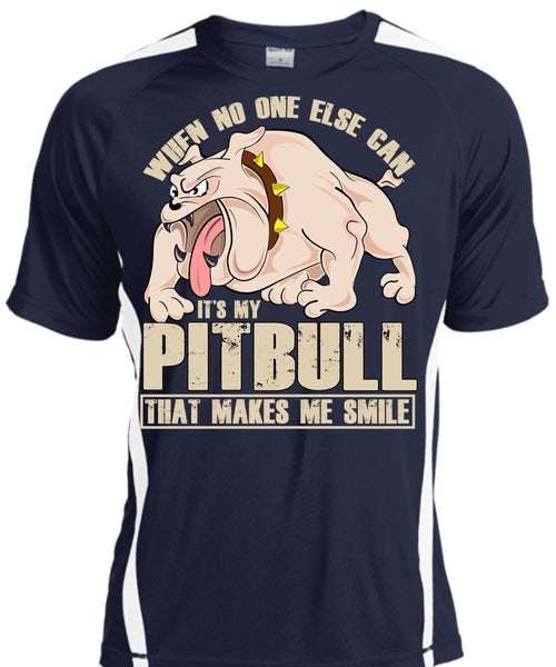 It's My Pit Bull T Shirt, Makes Me Smile T Shirt, Cool Shirt