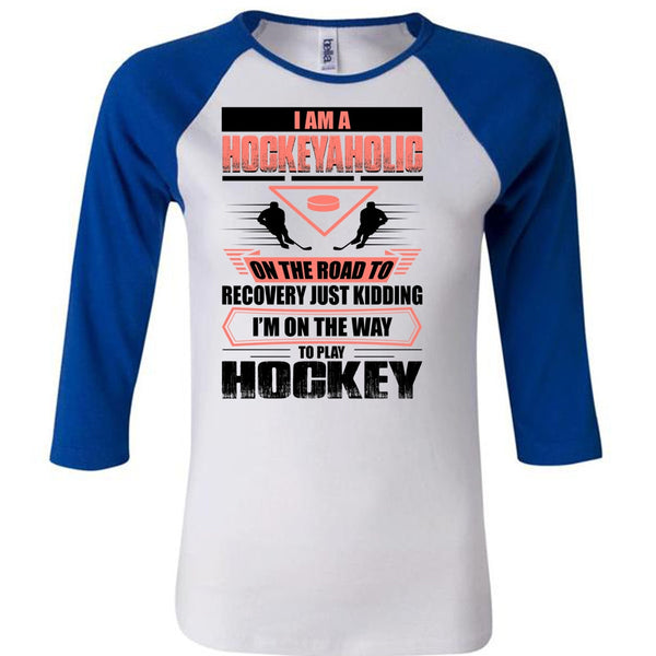 I Am A Hockeyaholic T Shirt, I Love Hockey T Shirt, Awesome T-Shirts