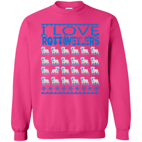 Rottwellers Merry Christmas T Shirt, I Love Rottwellers Sweatshirt