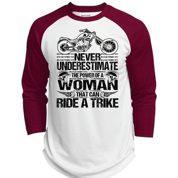 Ride A Trike T Shirt, I Love Biker T Shirt, Awesome T-Shirts  (Polyester Game Baseball Jersey)