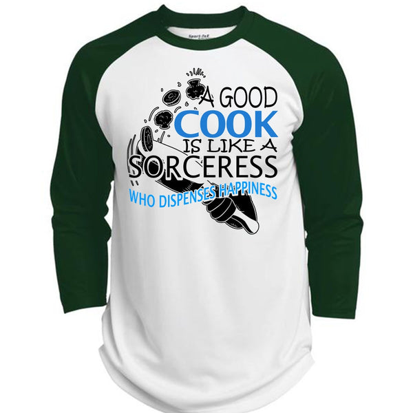 A Good Cook Is Like A Sorceress T Shirt, I Love Chef T Shirt, Awesome T-Shirts  (Polyester Game Baseball Jersey)