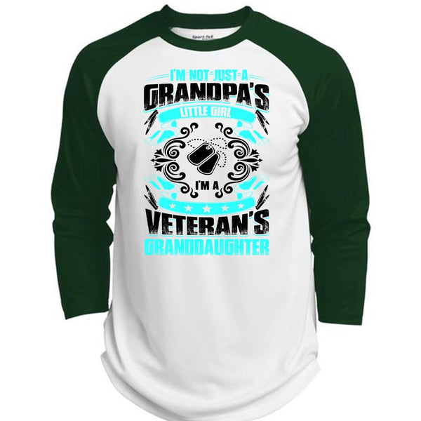 Grandpa's Little Girl T Shirt, I Love Veteran T Shirt, Awesome T-Shirts  (Polyester Game Baseball Jersey)