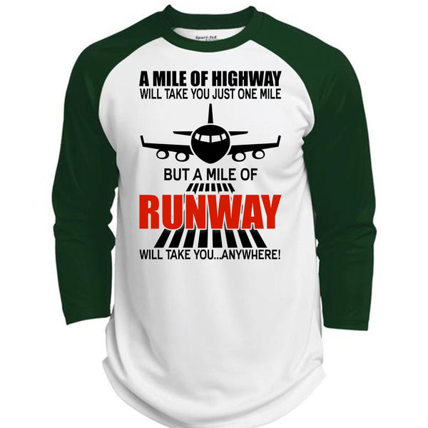 A Mile Of Highway T Shirt, I Love Pilot T Shirt, Awesome T-Shirts  (Polyester Game Baseball Jersey)