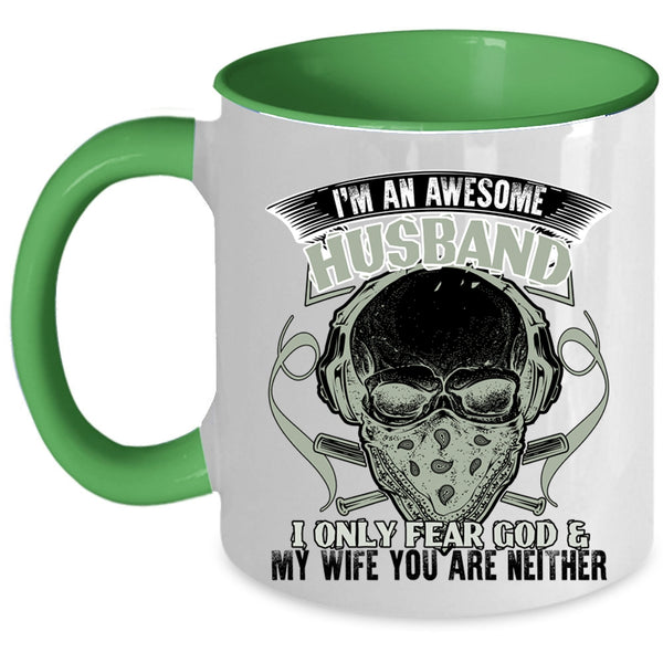 Cool Husband Coffee Mug, I'm An Awesome Husband Accent Mug