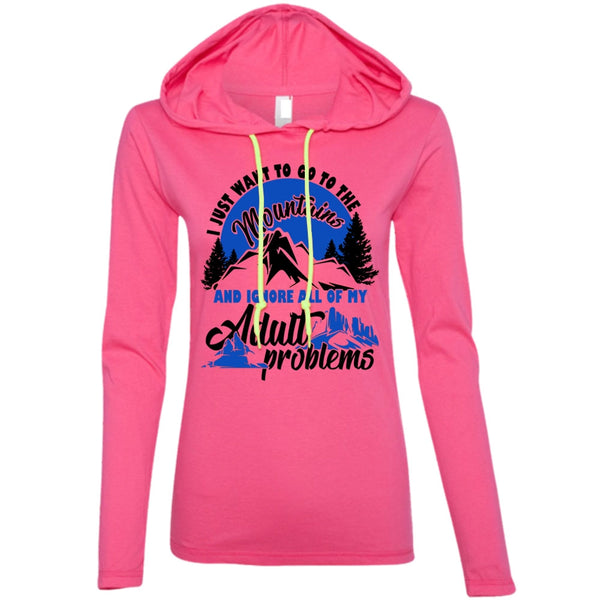 I Just Want To Go To The Mountains T Shirt, I Love Hiking T Shirt, Awesome T-Shirts