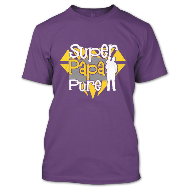 Papa Pure T Shirt, Father's Day Gift T Shirt