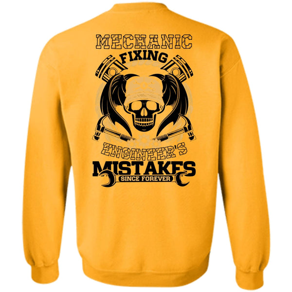 I Love Mechanic T Shirt, Mechanic Fixing Engineer's Sweatshirt