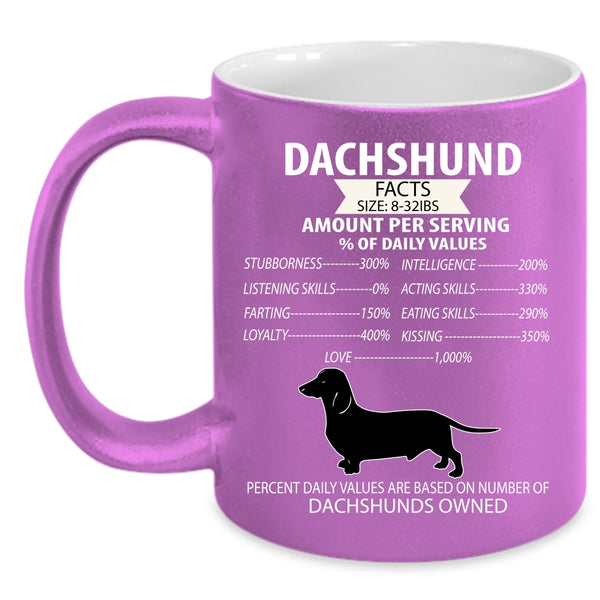 Dachshund Coffee Mug, Dachshunds Owned Coffee Cup