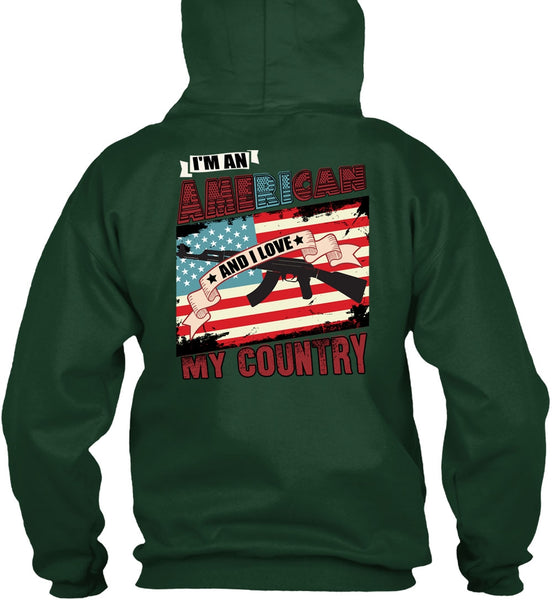 I'm An American T Shirt, I Love My Country T Shirt