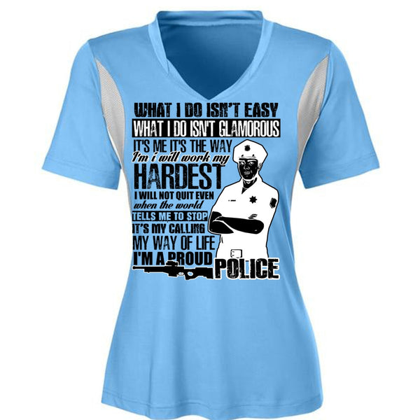 I'm A Proud Police T Shirt, I Love Police T Shirt, Awesome T-Shirts