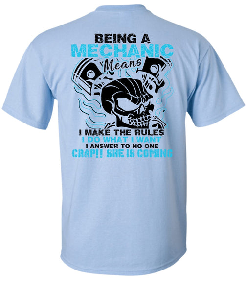 Being A Mechanic Means T Shirt, Being A Mechanic T Shirt