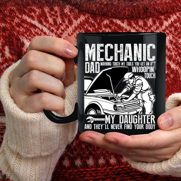 Mechanic Dad Coffee Mug, Best Gift For My Daddy Coffee Cup