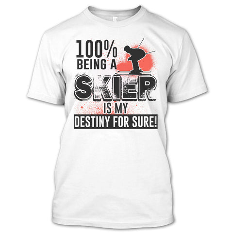 A black t-shirt with the shopify logo