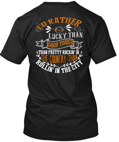 A black t-shirt with the shopify logo