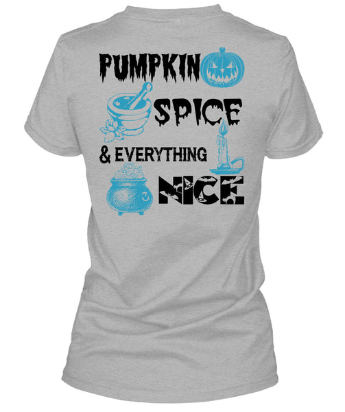 Pumpkin Spice And Everything Nice T Shirt, Wait For Halloween T Shirt