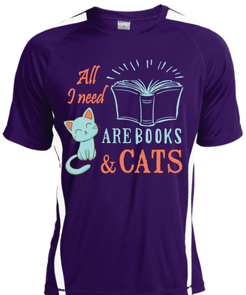 All I Need Are Books And Cats T Shirt, Favorite T Shirt, My Life T Shirt