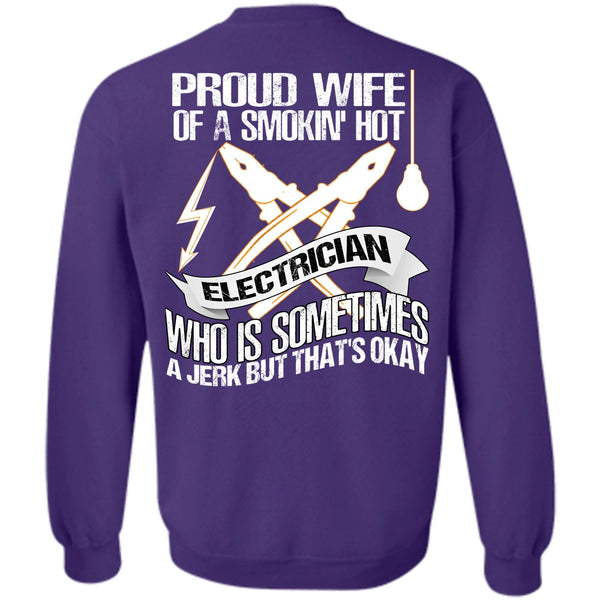 Smoking Hot Electrician T Shirt, I Love Electrician Sweatshirt