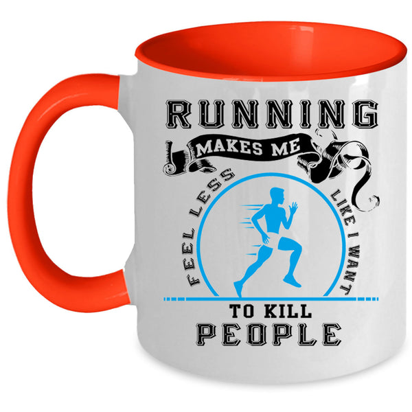 Cool Gift For Runner Coffee Mug, Funny Running Accent Mug