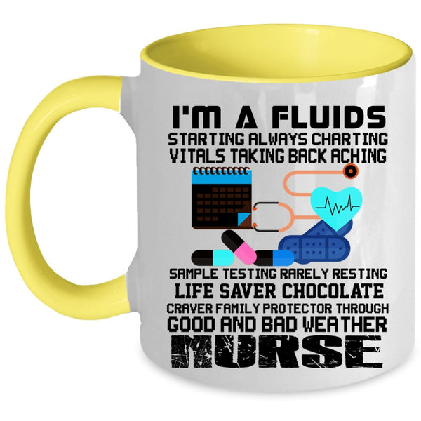 Cute Gift For Nurse Coffee Mug, I'm A Nurse Accent Mug