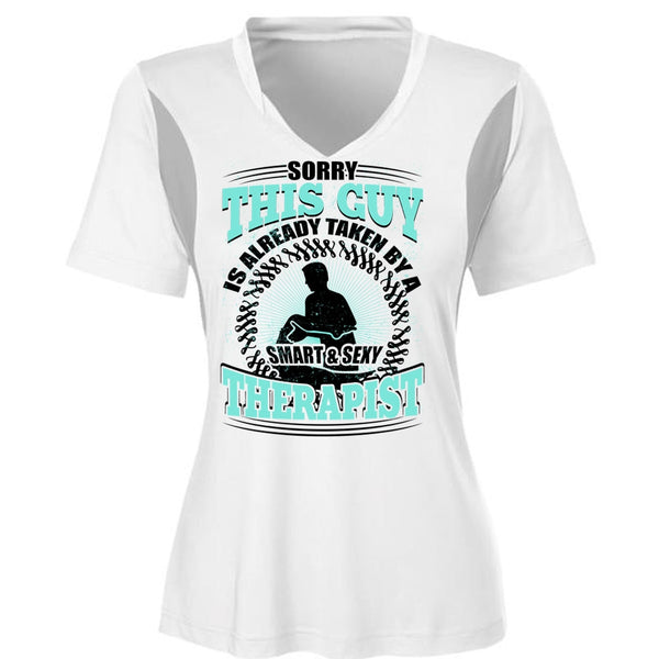 This Guy Is Already Taken By A Therapist T Shirt, I Love Therapist T Shirt, Awesome T-Shirts