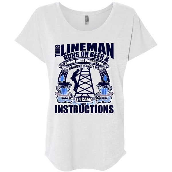This Lineman Runs On Beer T Shirt, I Love Lineman T Shirt, Awesome T-Shirts