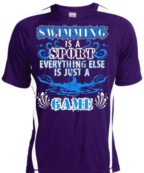 Swimming Is A Sport T Shirt, Just A Game T Shirt, Cool Shirt