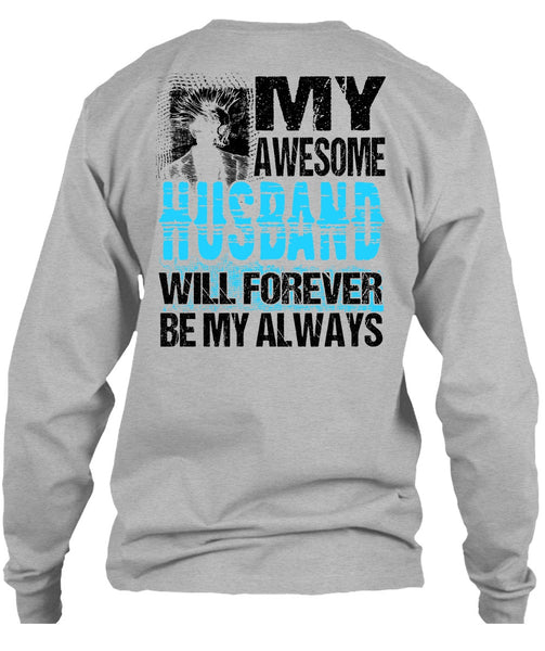 My Awesome Husband T Shirt, I Love Husband T Shirt