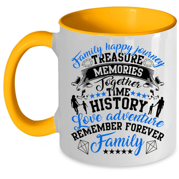 Remember Forever Family Coffee Mug, Family Happy Journey Accent Mug