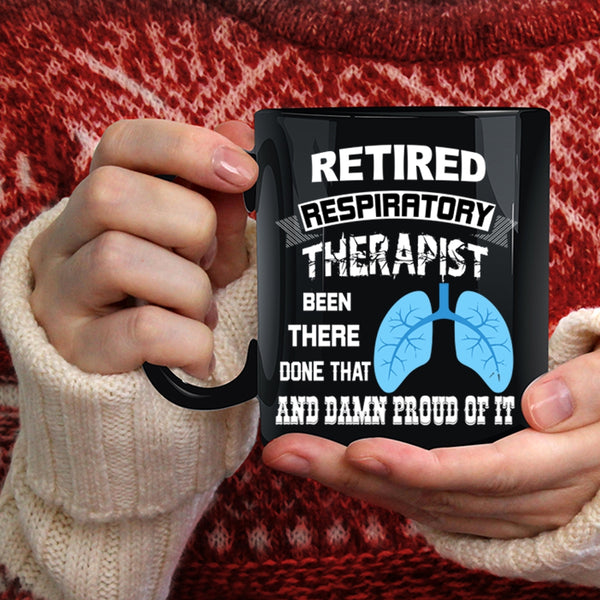 Retired Respiratory Therapist Coffee Mug, Gift For Retirement Coffee Cup