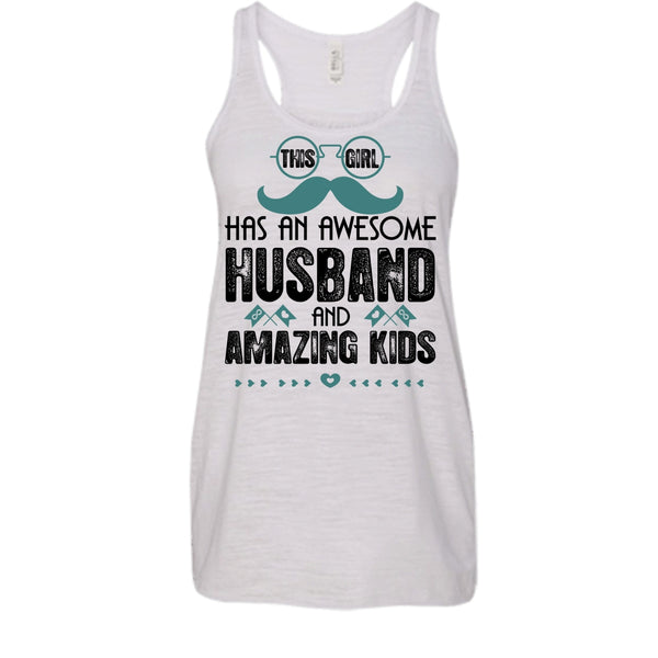 This Girl Has An Awesome Husband T Shirt, Amazing Kids T Shirt, Awesome t-shirts