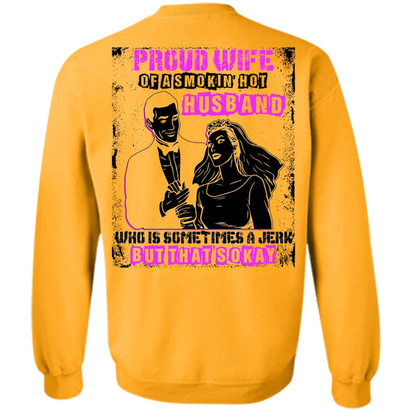 I Love Husband T Shirt, Proud Wife Sweatshirt